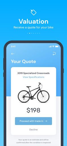 Bicycle Blue Book Trade-in Screen 3