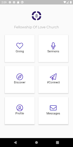 Android application Fellowship of Love screenshort