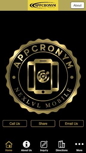 Android application Appcronym Nexlvl Mobile screenshort