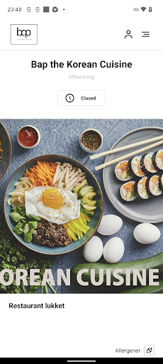 Android application Bap the Korean Cuisine screenshort