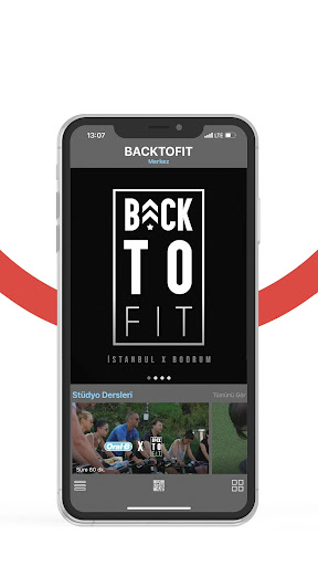 Android application BACKTOFIT screenshort