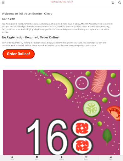 168 Asian Burrito - Olney Screen 3