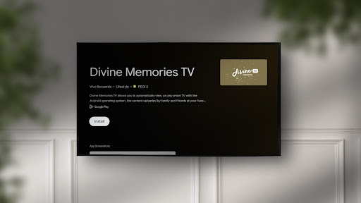 Android application Divine Memories TV screenshort