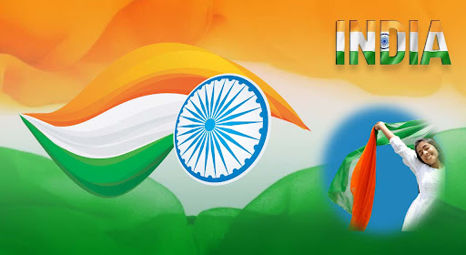 Android application Indian Flag Photo Editor screenshort
