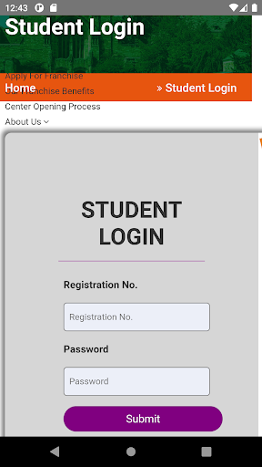 MCA COMPUTER INSTITUTE Screen 2