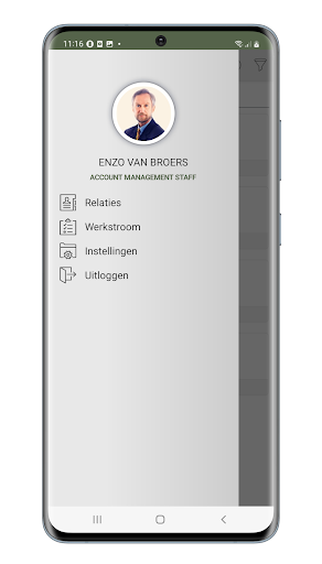 Android application Heupink Meting screenshort