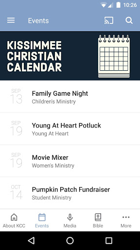 Kissimmee Christian App Screen 2