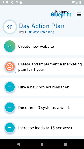 90 Day Action Plan Screenshot 4 - AppWisp.com