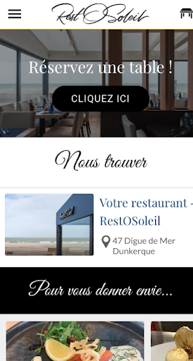 Android application Rest'OSoleil screenshort