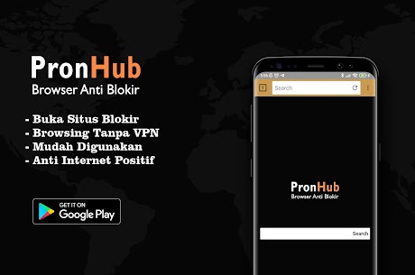 PronHub Browser Anti Blokir Tanpa VPN 1