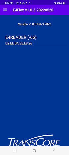 Android application E4Flex Host screenshort