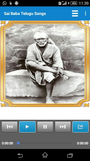 Android application Sai Baba Telugu Songs screenshort