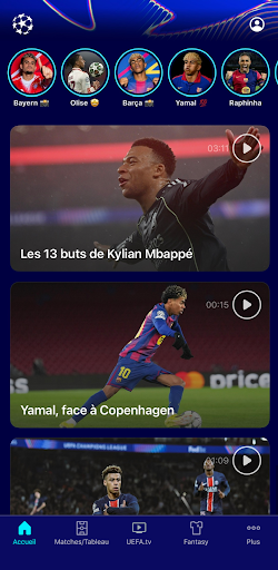 UEFA Champions League officiel screenshot 1