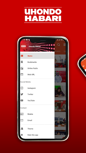 Android application Uhondo Habari screenshort