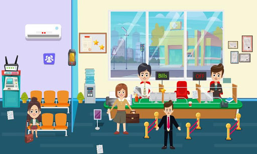 Android application Pretend Play Bank Simulator screenshort