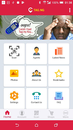 Android application TagNG Nigeria screenshort