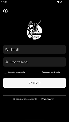 Android application Padel El Verdin screenshort