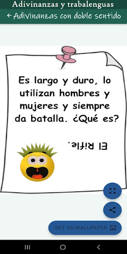 Adivinanzas y trabalenguas Screen 3