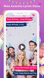 Birthday Video Maker with Song poster 1