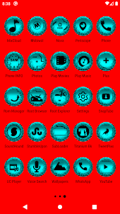 Cyan Icon Pack Style 5
