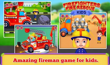 Firefighters Fire Rescue Kids - Fun Games for Kids