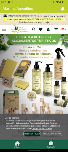Android application Máxima Amenities screenshort