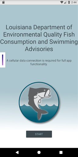 Android application DEQ Fish Advisories screenshort