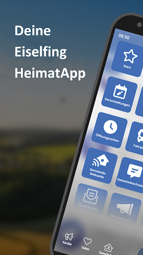 Android application Eiselfing HeimatApp screenshort