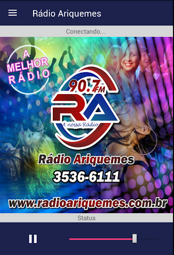 Android application Rádio Ariquemes screenshort