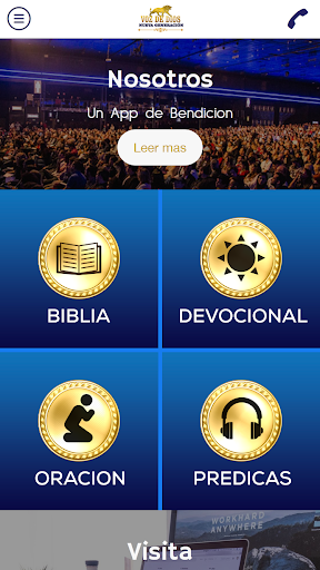 Android application Voz de Dios Nueva Generacion screenshort