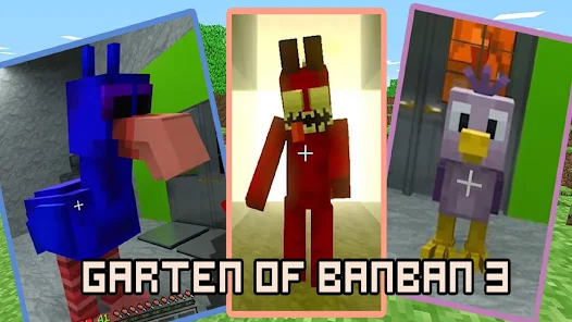 Garten of Banban 3 v2 addon for Minecraft pe/be 