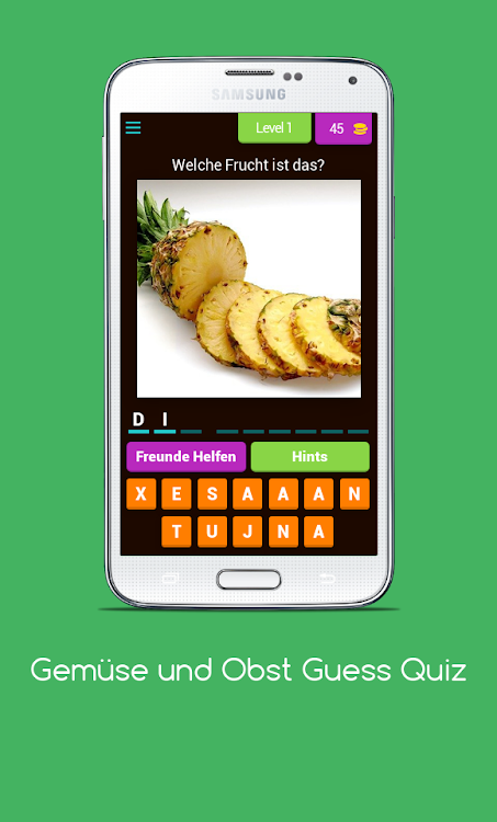 Gemüse und Obst Guess Quiz - 10.4.6 - (Android)