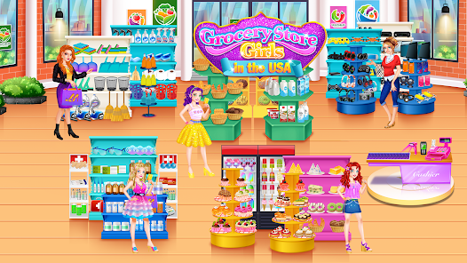 Captura de Pantalla 12 Grocery Store Girl in the USA android