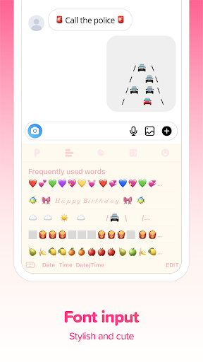 PlayKeyboard - Fonts, Emoji Screen 2