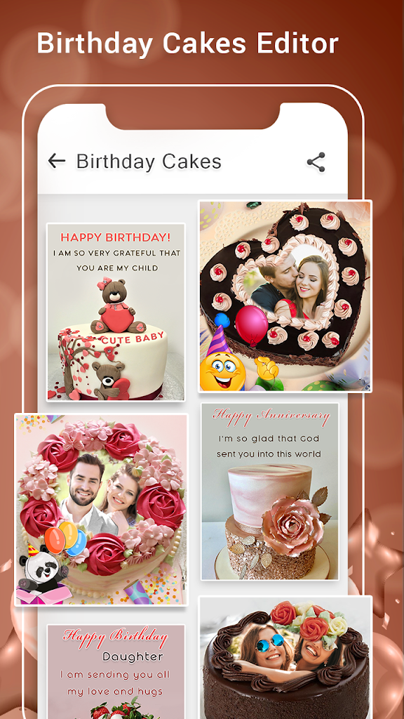 Gateau D Anniversaire Avec Nom Photo Sur Le Gateau Pour Android Apk Telecharger