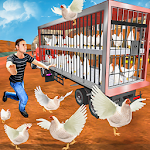 Cover Image of Download Chicken Transporter Truck – Po  APK