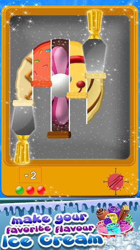 Android application Ice Cream Roll Maker Games screenshort