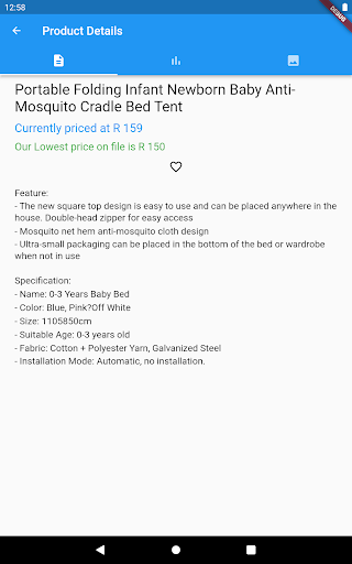 Price Tracker Screen 3