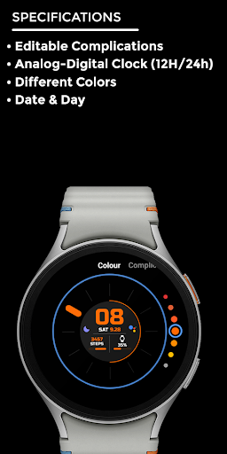 Night ver 37 - watch face screenshot 3