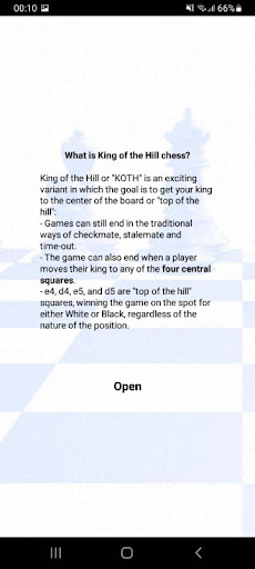 King of the Hill Openings