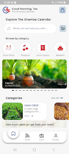 Android application The Shamba Calendar for Farmer screenshort