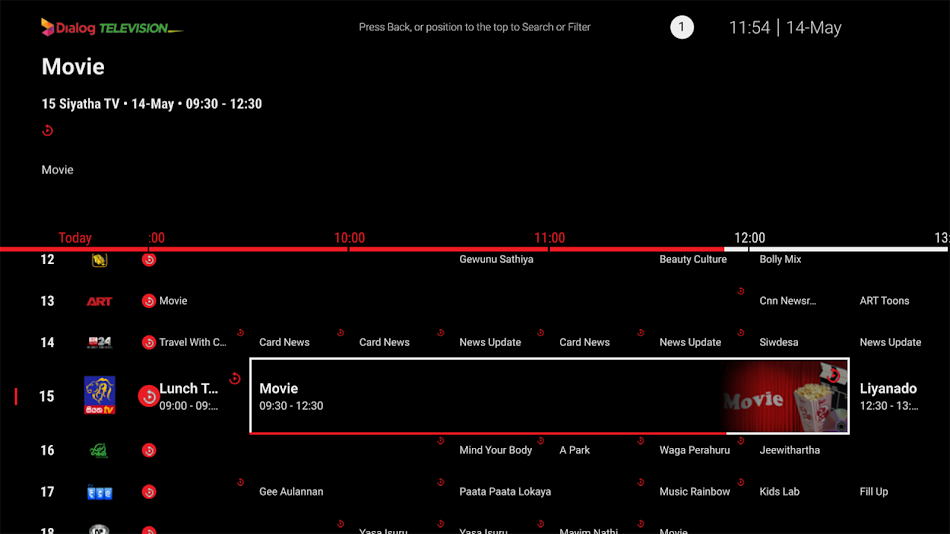 #7. Dialog Television (Android) By: Dialog Axiata.