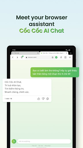 Cốc Cốc: Browser & AI Chat