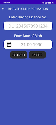 RTO Vehicle Information App