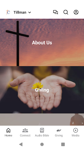 Android application Tillman Church screenshort
