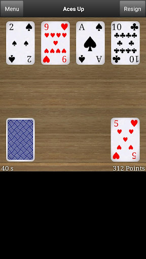 Android application Aces Up screenshort