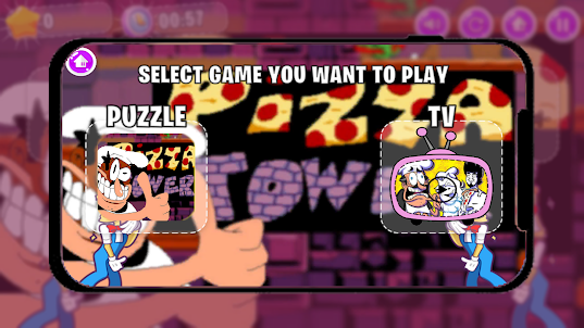 pizza tower puzzle Game.