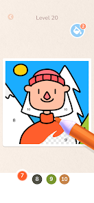 Screenshot 5 Paint Line: color by number android