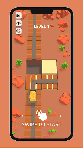 Android application Unblock Rail-Block Puzzle screenshort