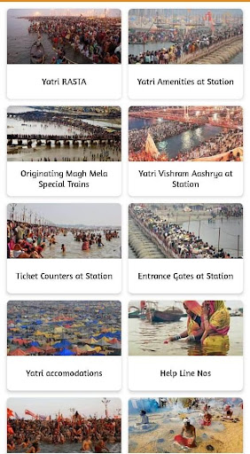 Android application Mela Rail Seva 2023 screenshort